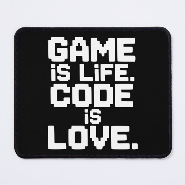 Item preview, Game is Life. Code is Love. designed and sold by Frank Ring.