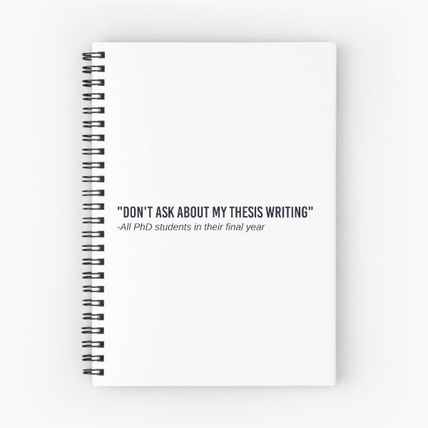 Item preview, Don't ask about my thesis writing designed and sold by MiainaShop.