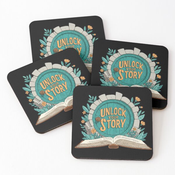Item preview, Unlock Your Story — Fantasy Round Door & Book Lover Illustration - Fantasy designed and sold by Fenay Designs.