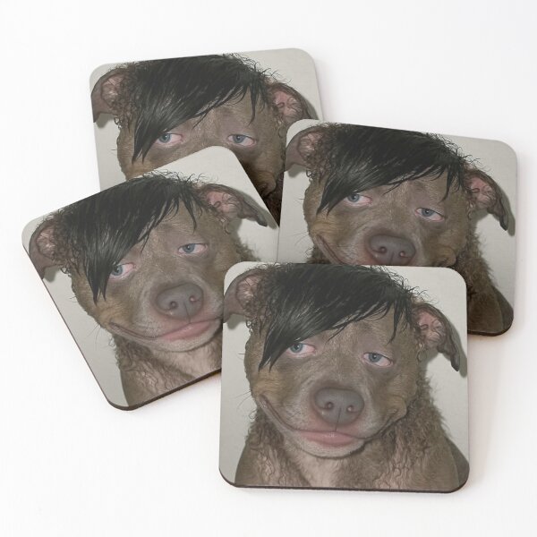 Item preview, Funny Dog with Human Face and Emo Hair designed and sold by EmiliaClar.