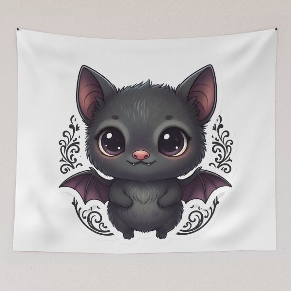 Item preview, Cute Gothic Bat with Big Eyes - Spooky & Sweet designed and sold by StickyGuys.