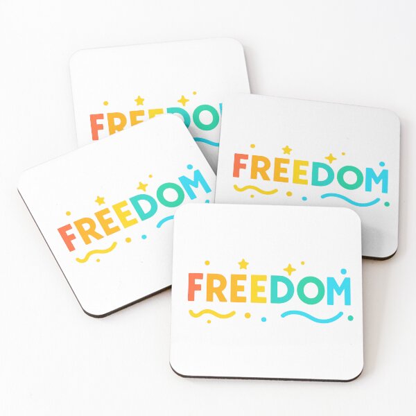 Item preview, Colorful Freedom Typography designed and sold by Design-Joyz.
