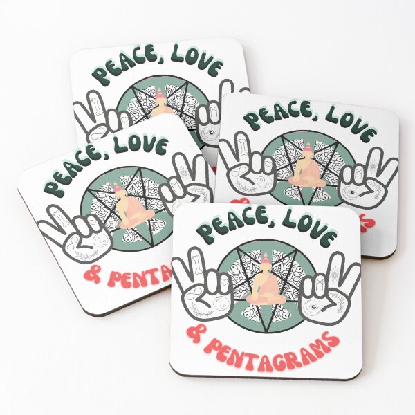 Item preview, Peace, Love, and Pentagrams designed and sold by Bootleg-Edits.