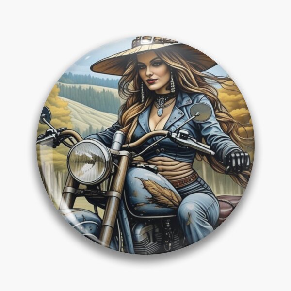 Item preview, Halloween Witch on Motorcycle | Autumn Fantasy Witchcore Wall Art | Spooky Season Biker Gift designed and sold by Medeea Publishing.