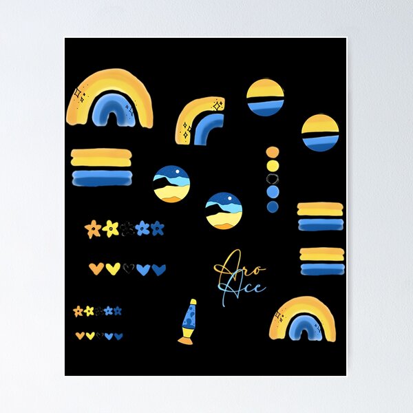Item preview, Aroace Sticker Pack designed and sold by cantoyanikr.
