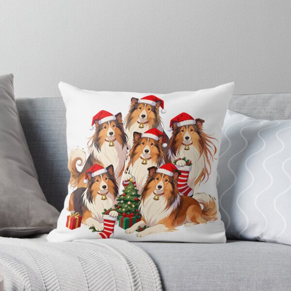 Item preview, Collie Merry Christmas designed and sold by forget45studio.