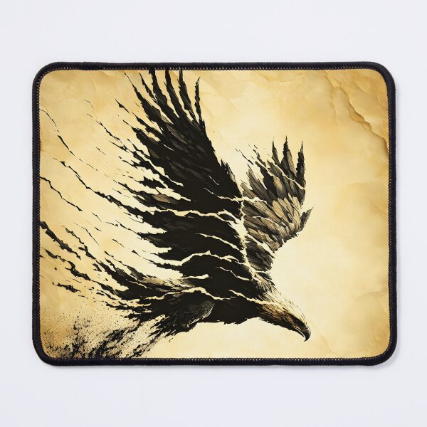 Item preview, Charcoal Parchment Eagle, Ai Generated Art  designed and sold by ACC .