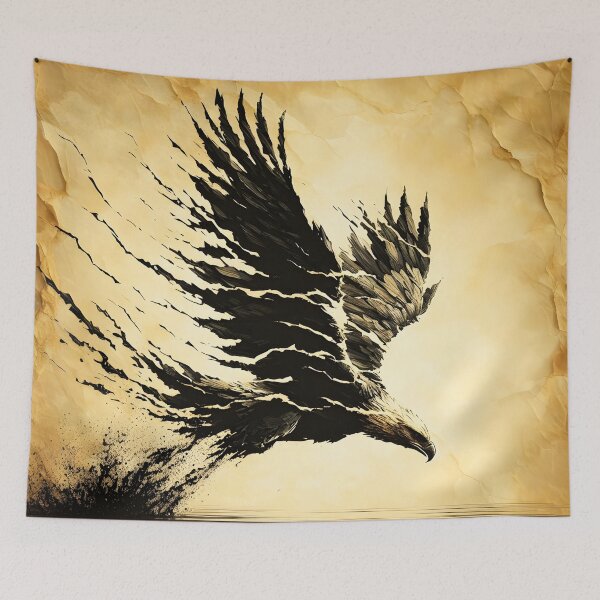 Item preview, Charcoal Parchment Eagle, Ai Generated Art  designed and sold by ACC .