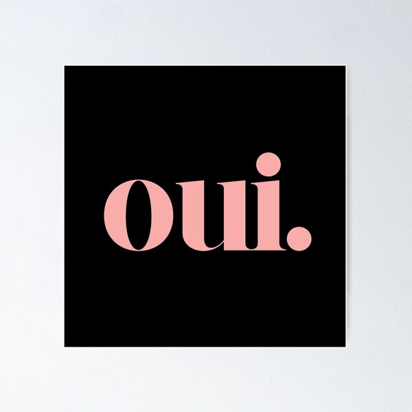 Item preview, Oui. designed and sold by The Common Tee.