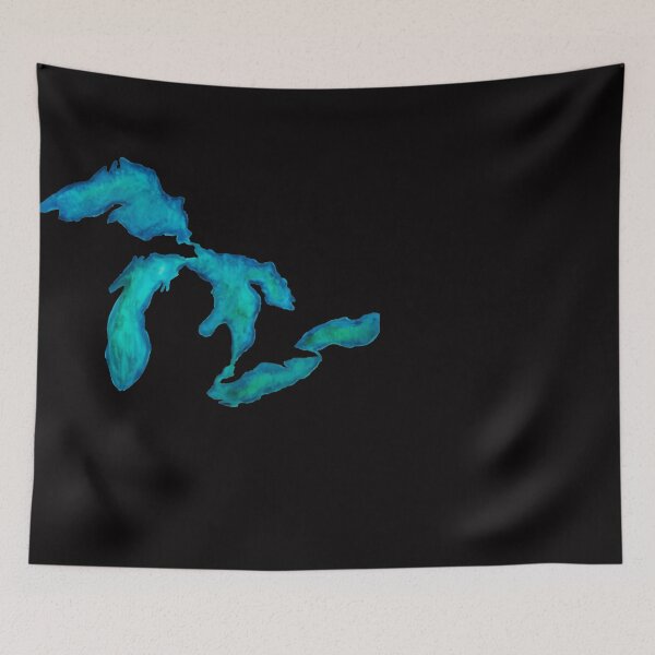 Item preview, Watercolor Great Lakes designed and sold by Abby-Hill-81.
