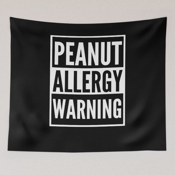 Item preview, Peanut allergy warning food allergy awareness week designed and sold by snowry.