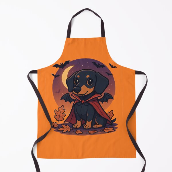 Item preview, Count Barkula – Vampire Dachshund Halloween Cartoon designed and sold by Doxie Life.