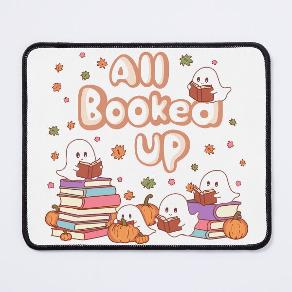 Item preview, All Booked Up Ghost Pumpkin Book Club designed and sold by Stick-erTwist.
