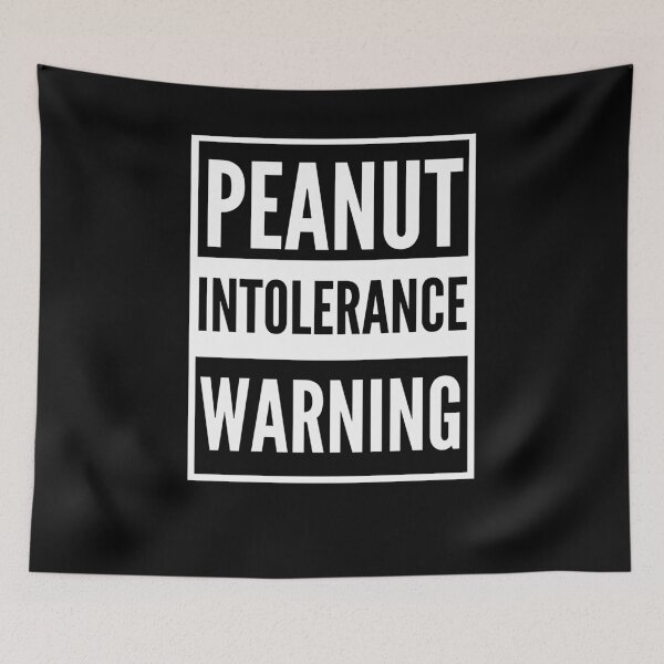 Item preview, Peanut intolerance warning food allergy awareness week designed and sold by snowry.