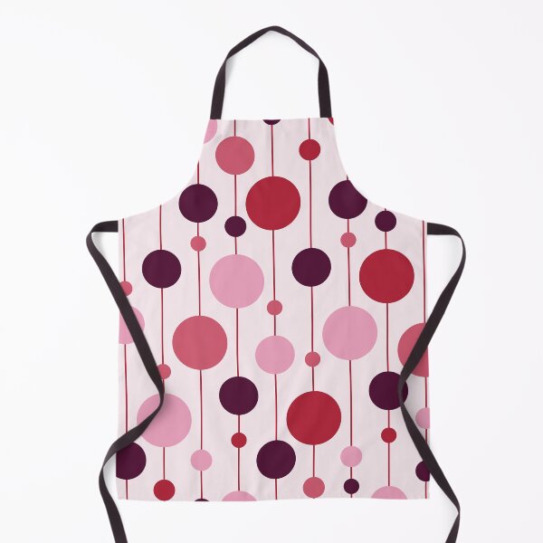 Item preview, Pink and red circles geometric pattern designed and sold by RuthB-Design.