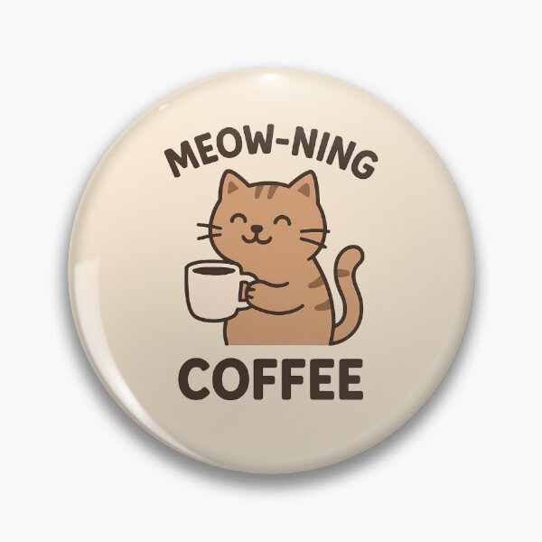 Item preview, meow-ning coffee cat  designed and sold by bvkxs-shop.