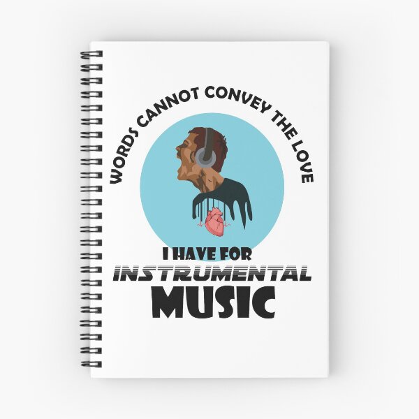 Item preview, Love For Instrumental Music designed and sold by TomGiantDesigns.