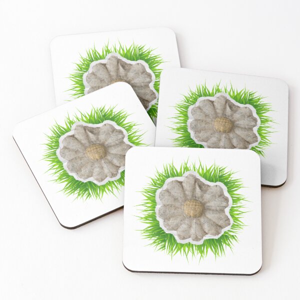 Item preview, Natural Stone Flower Wall Art – Garden Decor Relief Sculpture designed and sold by RIDVAN | Visual Art & Design.