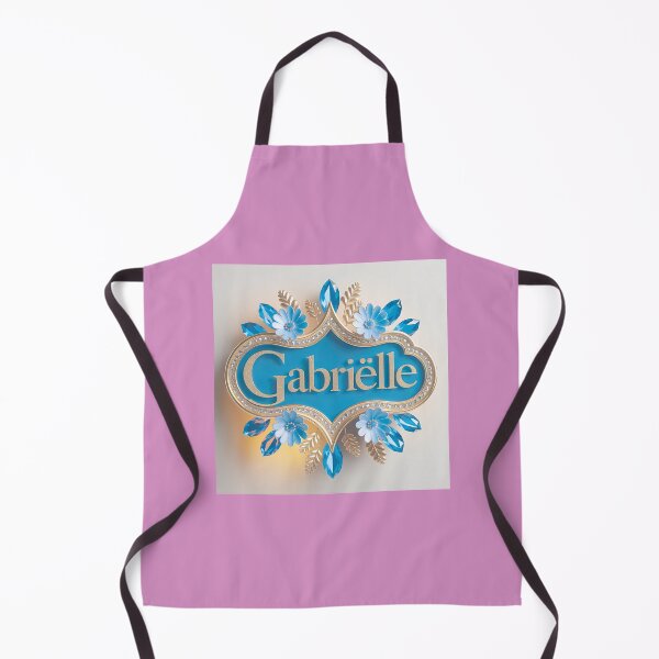 Item preview, Elegant Gabrielle Name Design with Blue Gems  Flowers designed and sold by Lori Hebert.