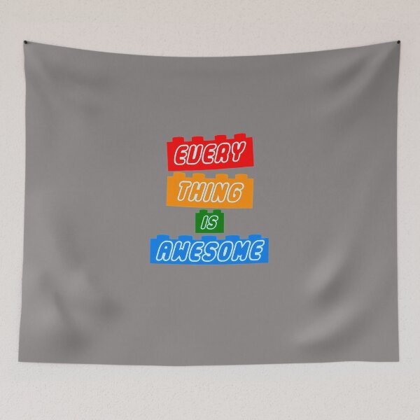 Item preview, EVERYTHING-IS-AWESOME-CUTE-FUNNY-T-SHIRT designed and sold by loganacook.