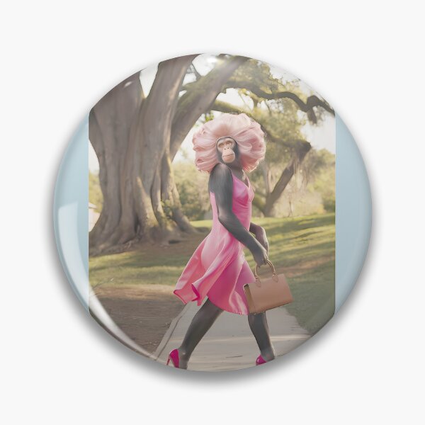 Item preview, Chic Chimp Struts in Pink Dress  Heels designed and sold by Lori Hebert.