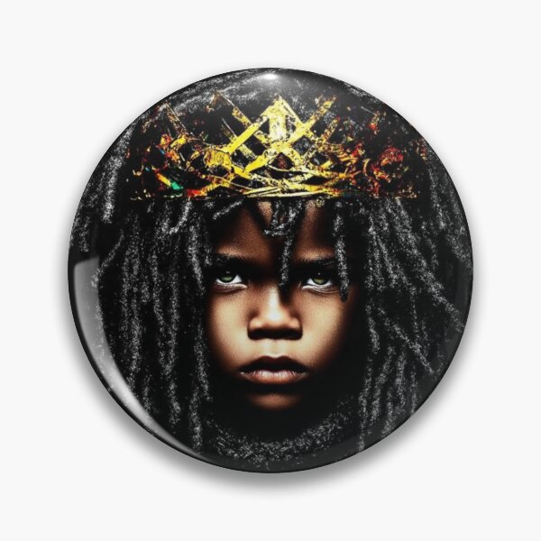 Item preview, Little king Afro Nova art designed and sold by Blackcanvas444.