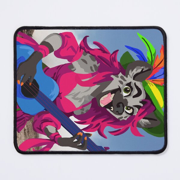 Item preview, Think Pink Gnoll Bard designed and sold by KlakkDrawsStuff.