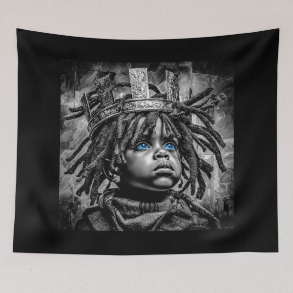 Aperçu de l'œuvre Art Afro Nova du petit roi créée et vendue par Blackcanvas444.