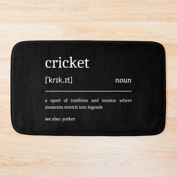 Item preview, Cricket Definition Funny Motivational Cricket Player Dictionary designed and sold by StrideSuccess.