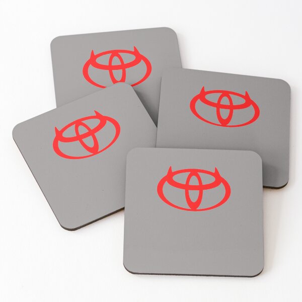 Item preview, EVIL-TOYOTA-LOGO-RED designed and sold by fredswarmvi.