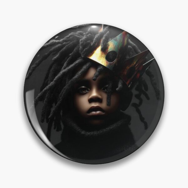 Item preview, Little king Afro Nova art designed and sold by Blackcanvas444.