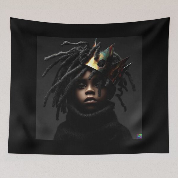 Aperçu de l'œuvre Art Afro Nova du petit roi créée et vendue par Blackcanvas444.