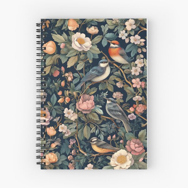 Item preview, Diseño vintage de pájaros y flores designed and sold by foxstudio2000.