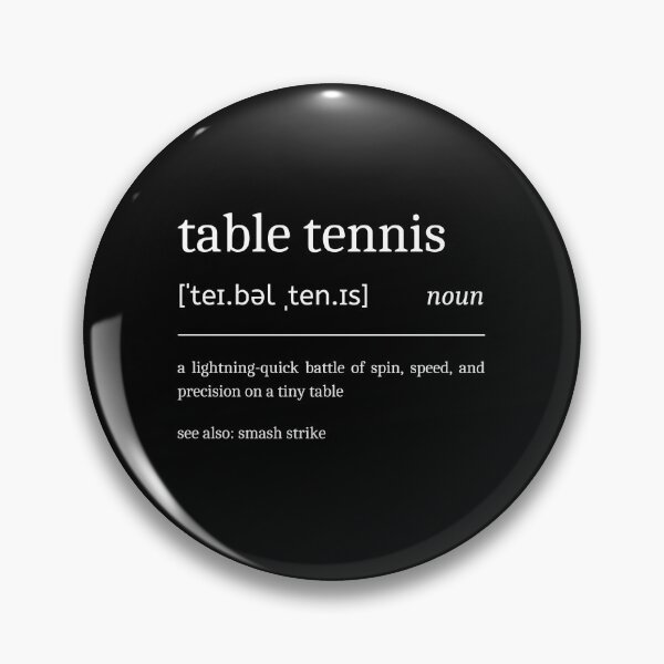 Item preview, Table Tennis Definition Funny Motivational Ping Pong Dictionary designed and sold by StrideSuccess.