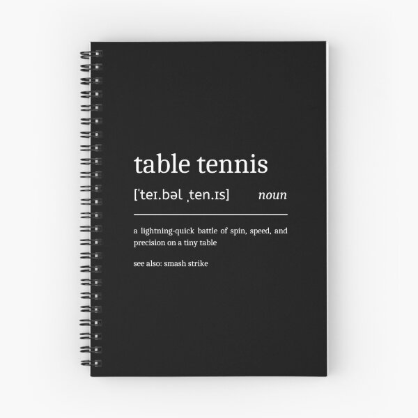 Item preview, Table Tennis Definition Funny Motivational Ping Pong Dictionary designed and sold by StrideSuccess.