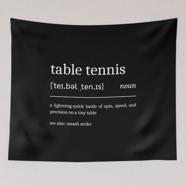 Item preview, Table Tennis Definition Funny Motivational Ping Pong Dictionary designed and sold by StrideSuccess.