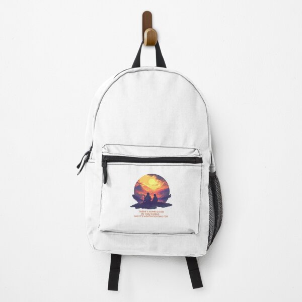 Item preview, Worth Fighting For — Inspirational Sunset Mountain Quote Art - Fantasy designed and sold by Fenay Designs.