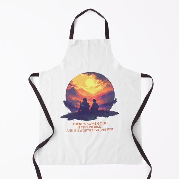 Item preview, Worth Fighting For — Inspirational Sunset Mountain Quote Art - Fantasy designed and sold by Fenay Designs.