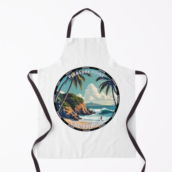 Item preview, Pleasure Point – California USA - Surf lifestyle classic reef waves designed and sold by inkNext.