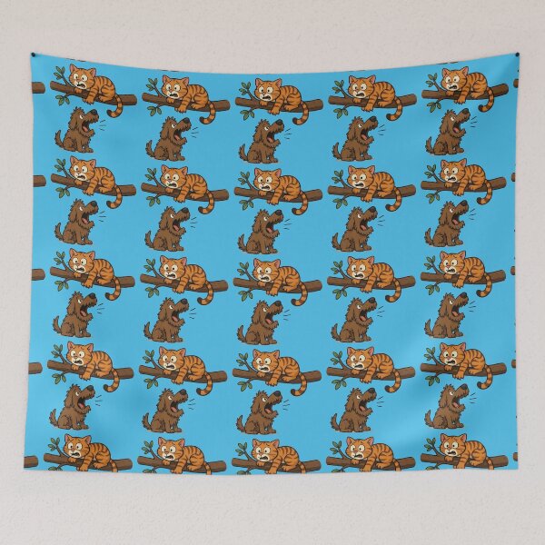 Item preview,  A Classic Case of Cat vs. Dog designed and sold by IraBum.