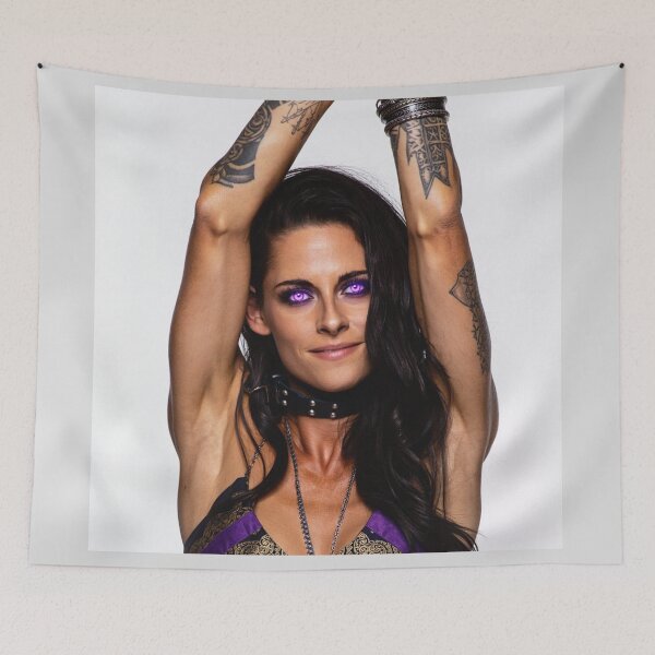 Item preview, Purple Eyed magical sorceress studio photo sexy grin and armpits  designed and sold by Vintage Designs +.