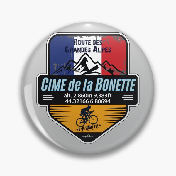 Item preview, Cime de la Bonette France - Cycling I've Done It! 01 designed and sold by OuterShellUK.