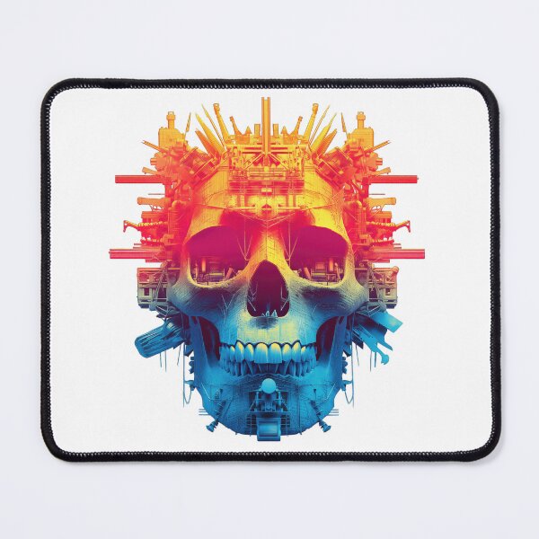 Item preview, Colorful skull made of mechanic tools and gears designed and sold by DadGenX.