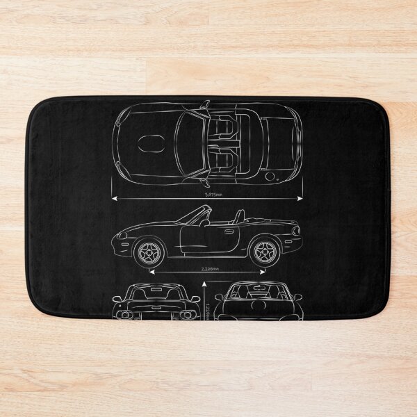 Item preview, Miata Blueprint NB Blanco designed and sold by MilenaThermalC.