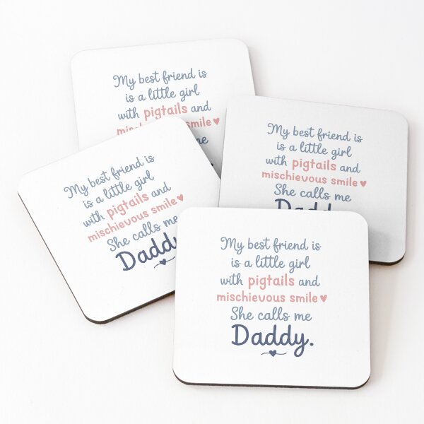Item preview, Daddy daughter best friend quote art designed and sold by amithachapa.
