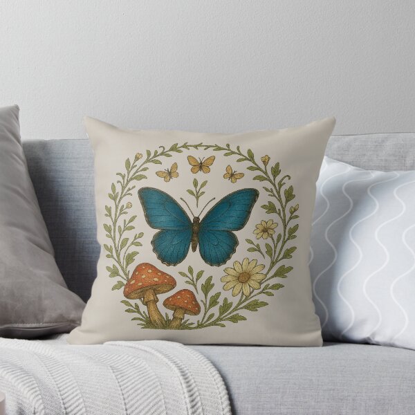 Item preview, Enchanted Butterfly | Fairycore & Botanical Cushion / Tote Bag designed and sold by Enchanted Garden.