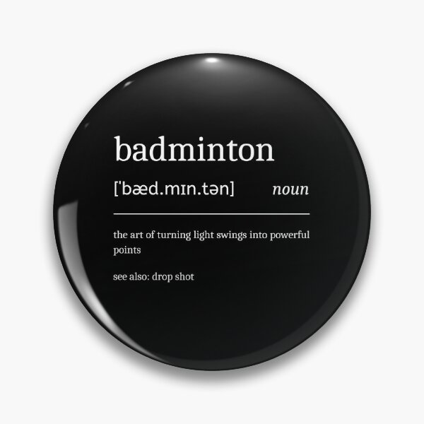 Item preview, Badminton Definition Funny Motivational Badminton Player Dictionary designed and sold by StrideSuccess.