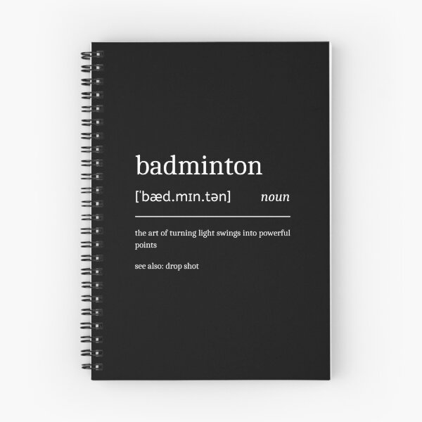 Item preview, Badminton Definition Funny Motivational Badminton Player Dictionary designed and sold by StrideSuccess.