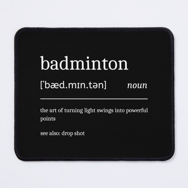 Item preview, Badminton Definition Funny Motivational Badminton Player Dictionary designed and sold by StrideSuccess.