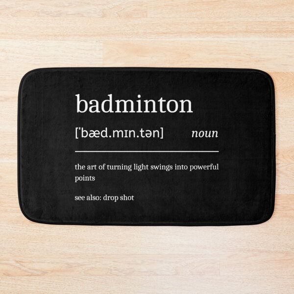 Item preview, Badminton Definition Funny Motivational Badminton Player Dictionary designed and sold by StrideSuccess.